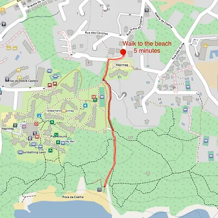 Casa De Amanha 450 Mts To The With Beautiful Garden And Heated Saltwater Pool וילה